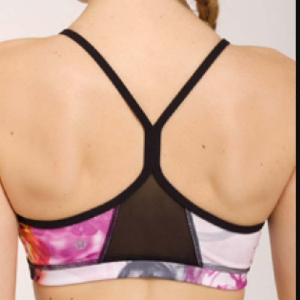 Rare Lululemon Flow Y Unicorn Tears sports bra